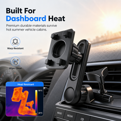 Car CD Slot and Air Vent Adjustable Gravity Phone Mount Holder Bracket Accessory