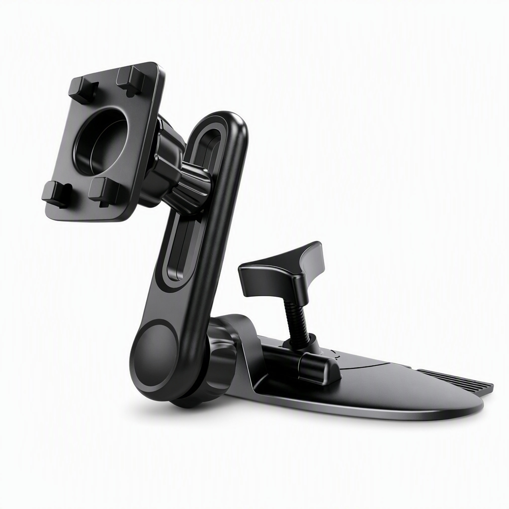 Car CD Slot and Air Vent Adjustable Gravity Phone Mount Holder Bracket Accessory