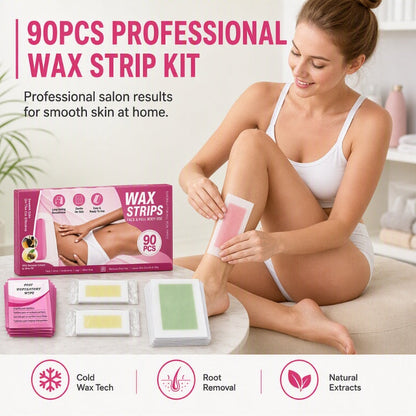Professional Face and Body Wax Strip Kit
