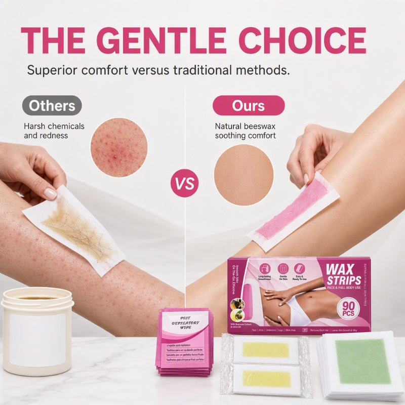 Professional Face and Body Wax Strip Kit
