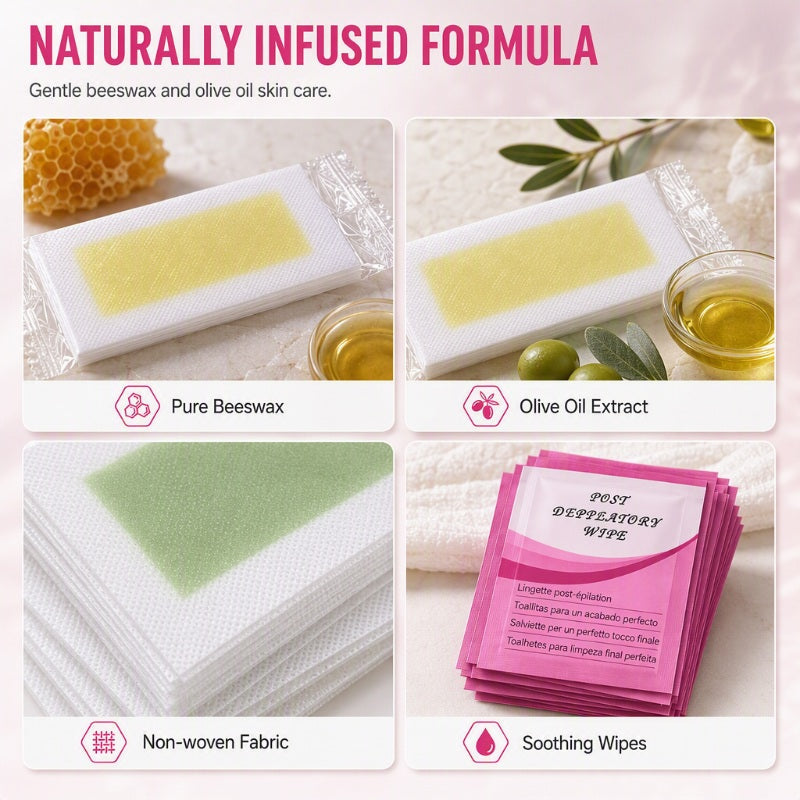 Professional Face and Body Wax Strip Kit