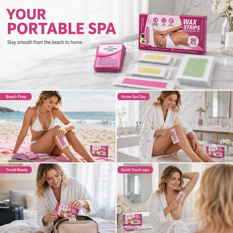 Professional Face and Body Wax Strip Kit