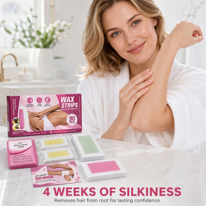 Professional Face and Body Wax Strip Kit