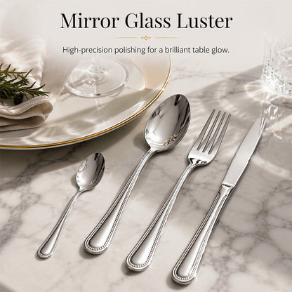4-Piece Stainless Steel Flatware Set