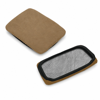 Car Windshield Glass Cleaning Brush with Suede and Coral Fleece Cover for Auto Window Cleaning and Dust Removal