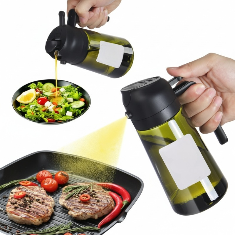 2-In-1 Glass Oil Sprayer & Dispenser