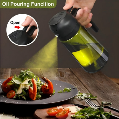2-In-1 Glass Oil Sprayer & Dispenser
