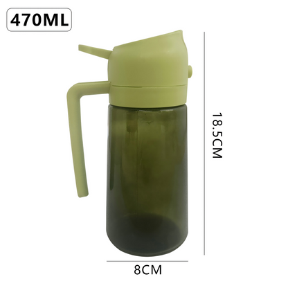 2-In-1 Glass Oil Sprayer & Dispenser