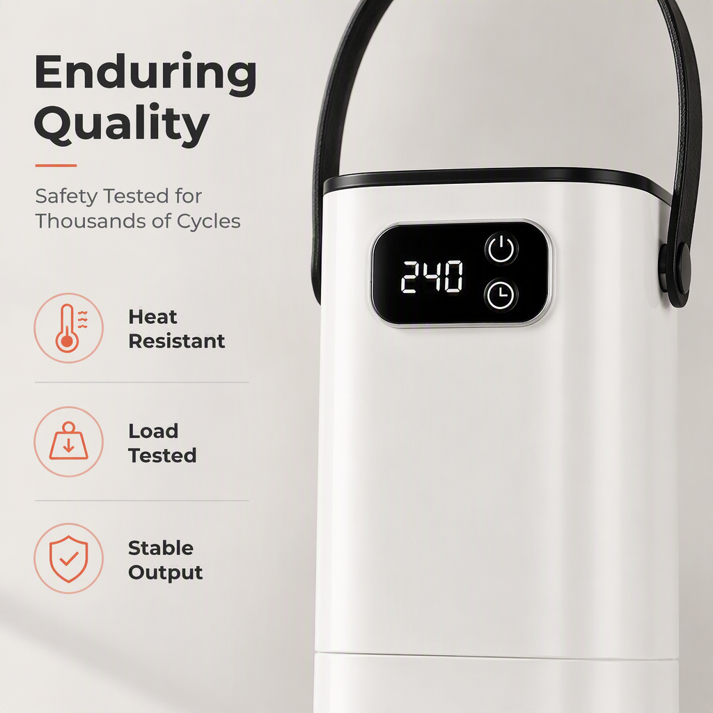 ☀️ Portable Foldable Clothes Dryer Small Household Clothes Drying Machine with 240 Minute Timer and Large Clothes Bag for Travel and Dormitory