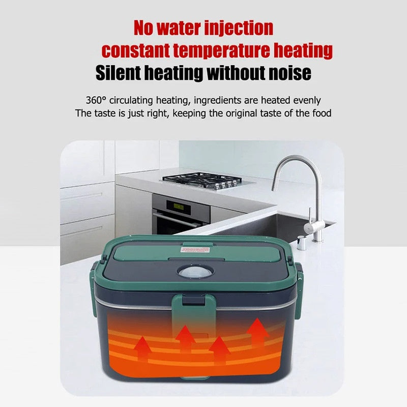 🍱🥣Portable Electric Heated Lunch Box |Enjoy Hot Meals on the Go🔥