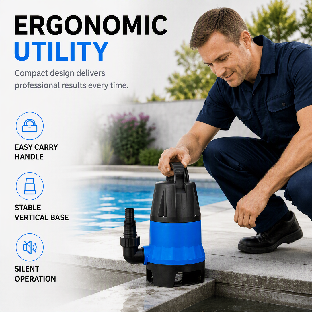 450W Electric Submersible Clean Water Pump for Garden Irrigation and Drainage