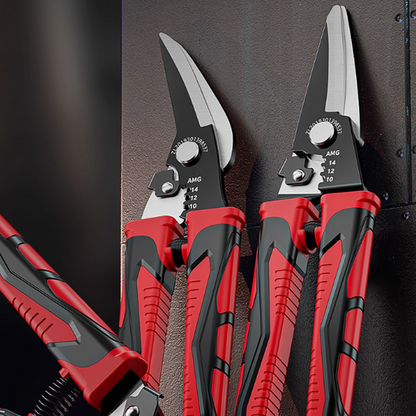 2-in-1 Stainless Steel Wire Stripper & Crimper Pliers