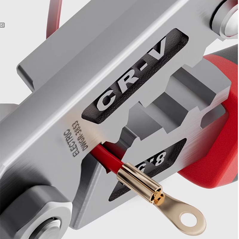 2-in-1 Stainless Steel Wire Stripper & Crimper Pliers