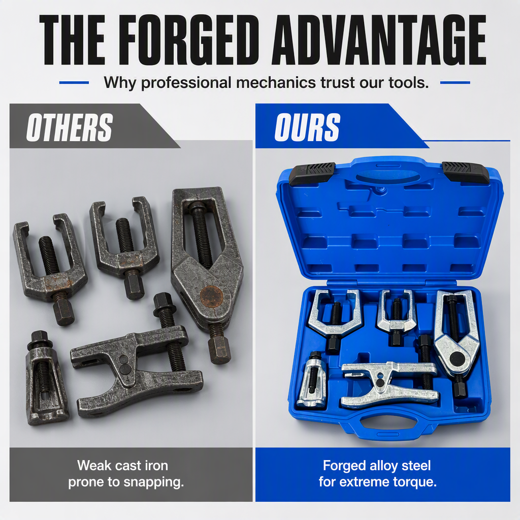 📢📢50% OFF !! ⏰Two-Jaw Ball Joint and Tie Rod Puller Tool