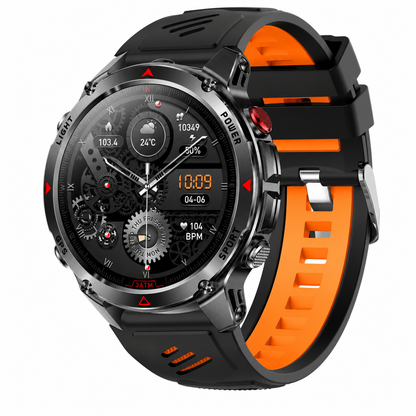 Smartwatch with Bluetooth Calling GPS and Beidou Positioning Heart Rate Sleep Monitor Pedometer and Message Reminders