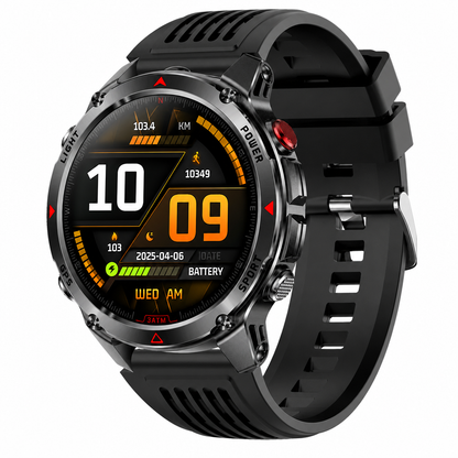 Smartwatch with Bluetooth Calling GPS and Beidou Positioning Heart Rate Sleep Monitor Pedometer and Message Reminders
