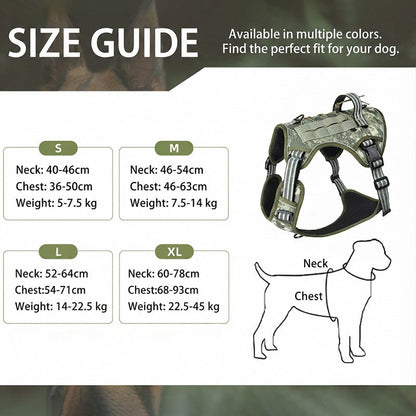 🐕 50% OFF! ✨ Outdoor Heavy-Duty Dog Vest Harness – Ergonomic No-Pull Chest Design, Multi-Point Adjustment & Breathable Mesh Lining – Climbing-Grade Buckles with Control Handle for Safe Walks 🦮
