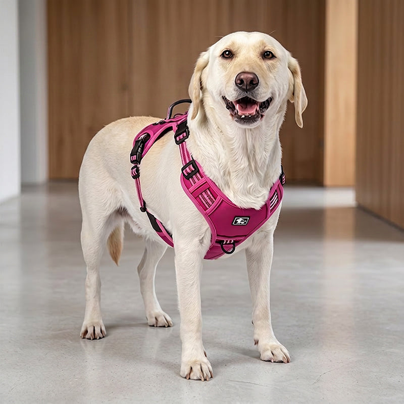 🐕 50% OFF! ✨ Outdoor Heavy-Duty Dog Vest Harness – Ergonomic No-Pull Chest Design, Multi-Point Adjustment & Breathable Mesh Lining – Climbing-Grade Buckles with Control Handle for Safe Walks 🦮