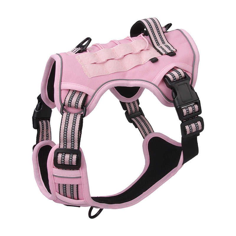 🐕 50% OFF! ✨ Outdoor Heavy-Duty Dog Vest Harness – Ergonomic No-Pull Chest Design, Multi-Point Adjustment & Breathable Mesh Lining – Climbing-Grade Buckles with Control Handle for Safe Walks 🦮
