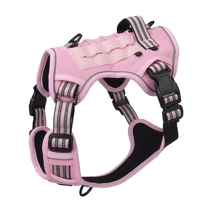 🐕 50% OFF! ✨ Outdoor Heavy-Duty Dog Vest Harness – Ergonomic No-Pull Chest Design, Multi-Point Adjustment & Breathable Mesh Lining – Climbing-Grade Buckles with Control Handle for Safe Walks 🦮