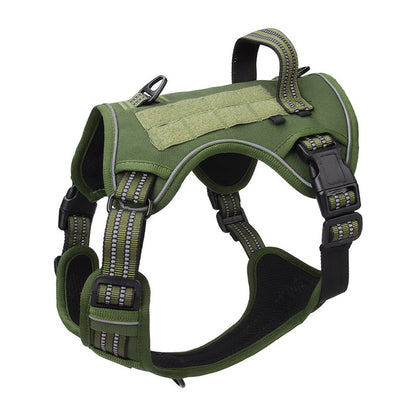 🐕 50% OFF! ✨ Outdoor Heavy-Duty Dog Vest Harness – Ergonomic No-Pull Chest Design, Multi-Point Adjustment & Breathable Mesh Lining – Climbing-Grade Buckles with Control Handle for Safe Walks 🦮