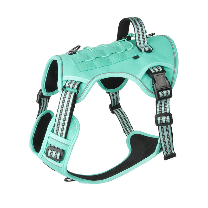 🐕 50% OFF! ✨ Outdoor Heavy-Duty Dog Vest Harness – Ergonomic No-Pull Chest Design, Multi-Point Adjustment & Breathable Mesh Lining – Climbing-Grade Buckles with Control Handle for Safe Walks 🦮