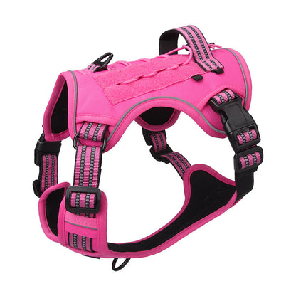 🐕 50% OFF! ✨ Outdoor Heavy-Duty Dog Vest Harness – Ergonomic No-Pull Chest Design, Multi-Point Adjustment & Breathable Mesh Lining – Climbing-Grade Buckles with Control Handle for Safe Walks 🦮