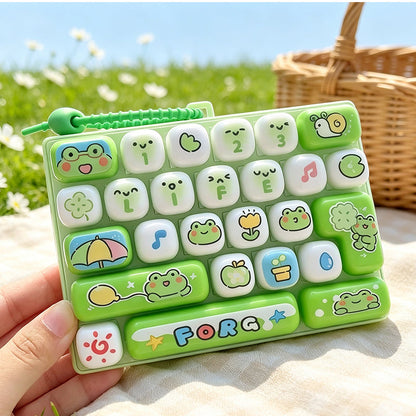 Cute Keyboard Button Keychain Fidget Toy
