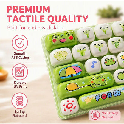 Cute Keyboard Button Keychain Fidget Toy