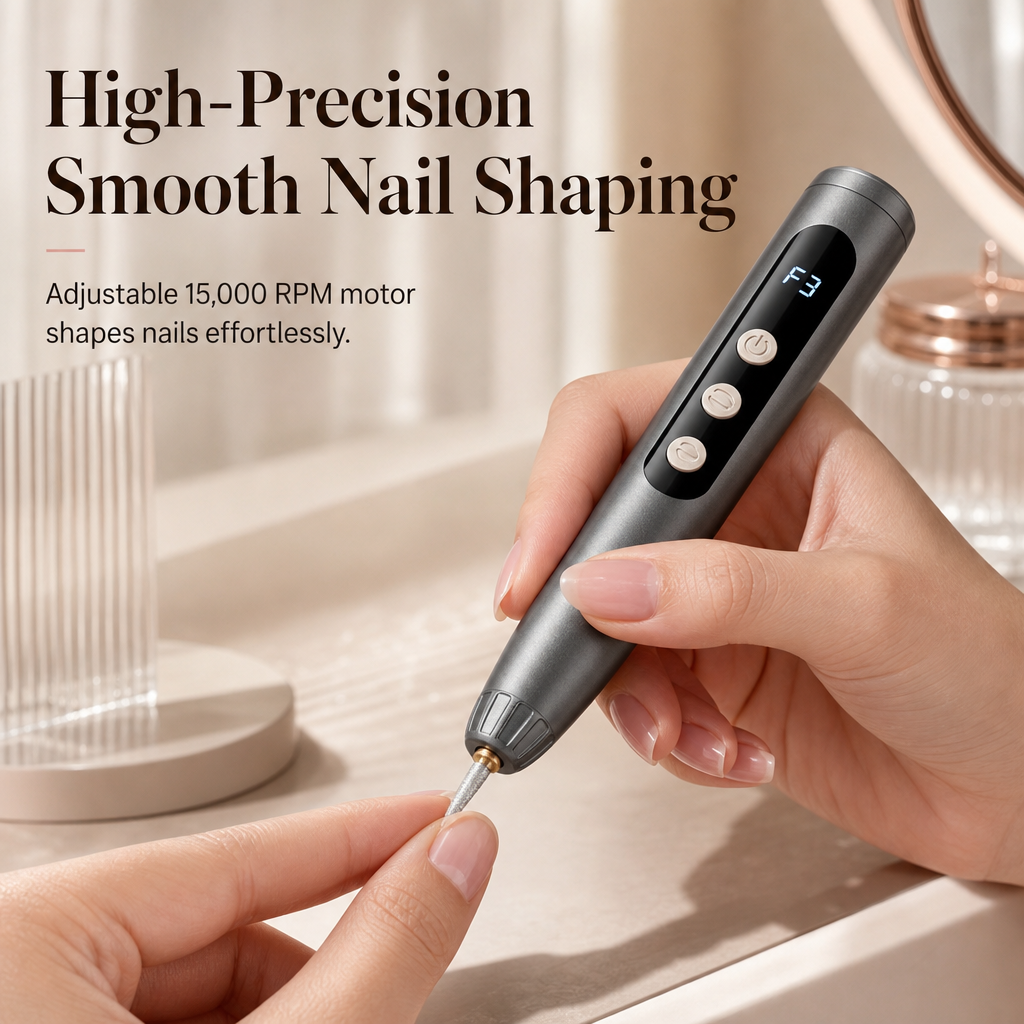 💅 LIMITED-TIME 50% OFF! ✨ Portable Electric Nail Drill Machine – Cordless, Adjustable Speed, Replaceable Drill Bits