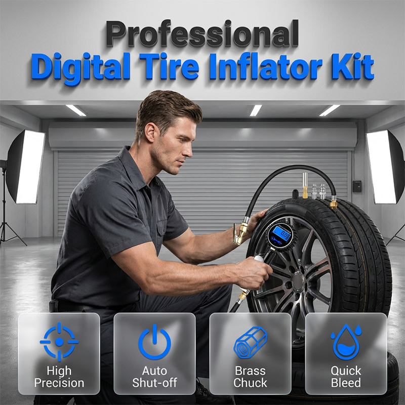 Digital Tire Pressure Gauge Inflator
