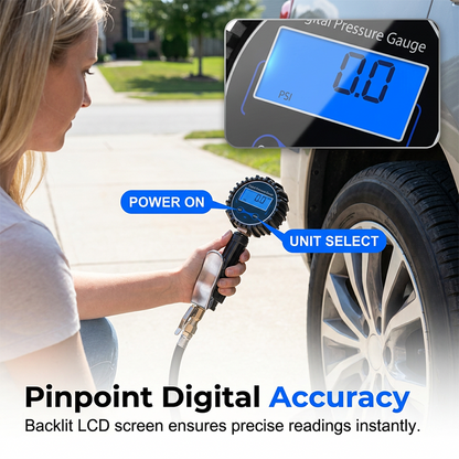Digital Tire Pressure Gauge Inflator