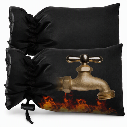 ⏳ TIME-LIMITED SPECIAL ⏰❄️ Insulated Outdoor Faucet Cover – Padded Oxford Cloth Shell with Layered Insulation Retains Warmth, Water-Repellent Outer Protects from Rain & Snow – Quick Install 3 Sizes for Winter Freeze Protection 🧊
