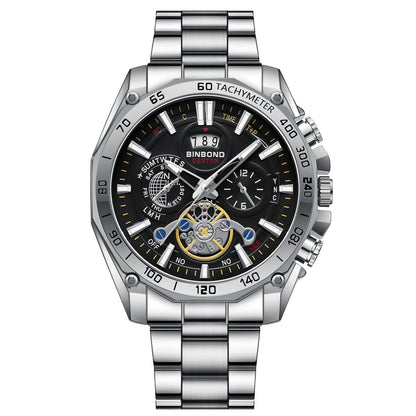 ⌚ Men's 30M Waterproof Luminous Steel Watch