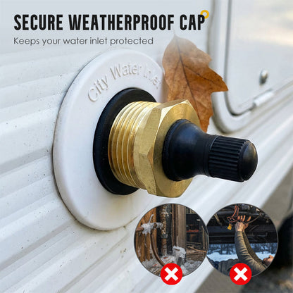 Heavy-Duty Brass Blowout Adapter for RV Plumbing