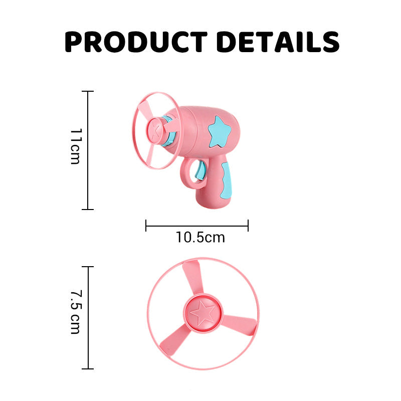 LED Flying Disc Launcher Gun Toy