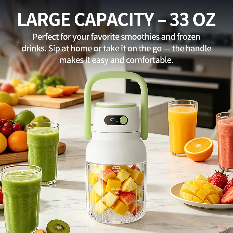 Portable Blender with Digital Display