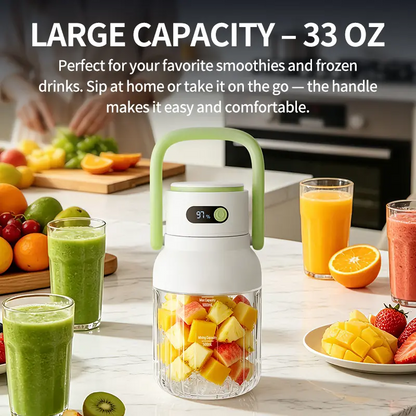 Portable Blender with Digital Display