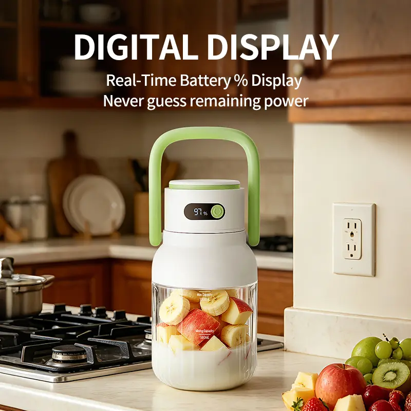 Portable Blender with Digital Display