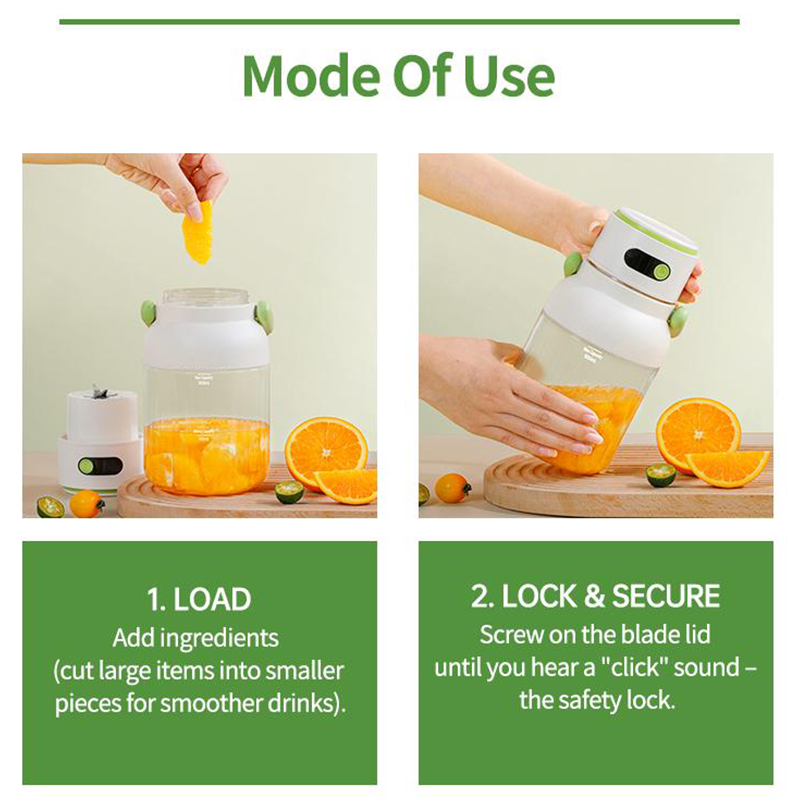Portable Blender with Digital Display