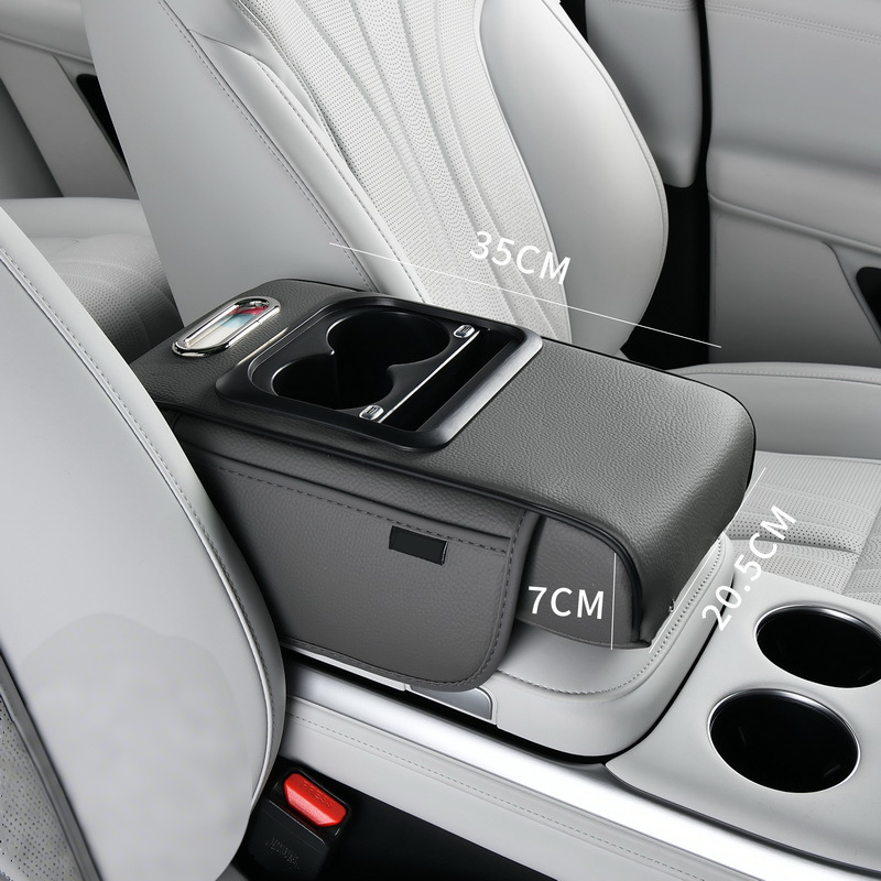 Car Armrest Organizer with USB Charging Ports