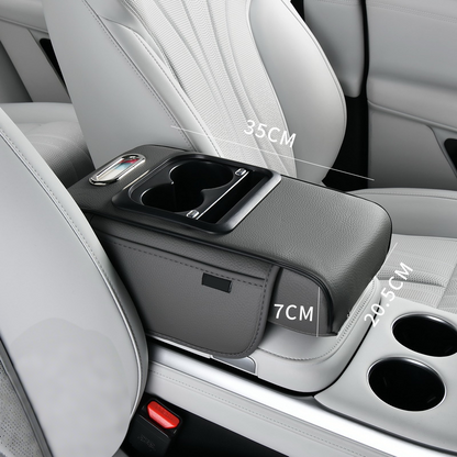 Car Armrest Organizer with USB Charging Ports