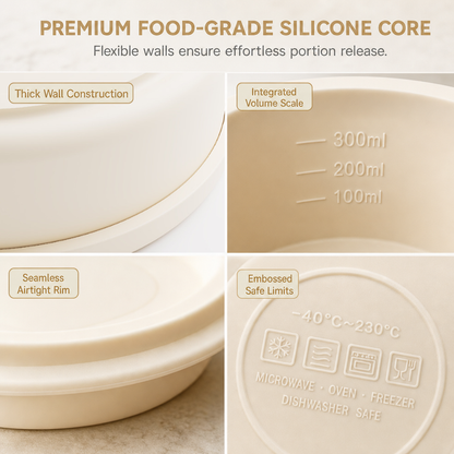 🔥Buy 1 Get 1 Free🍱Portable Microwave Safe Bento Lunch Box White Food Preservation Container for Office Workers and Outdoor Picnic