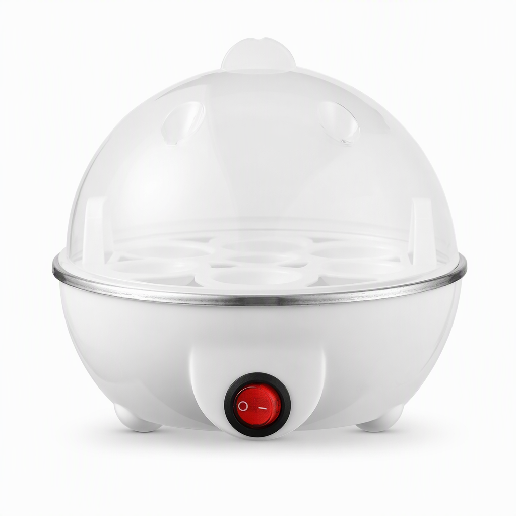 Multifunctional Electric Egg Cooker and Steamer with Transparent Lid Single or Double Layer Egg Boiler for Kitchen Breakfast