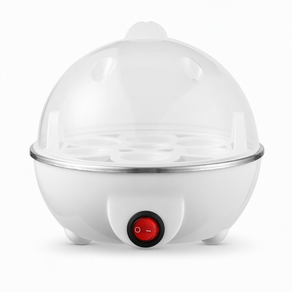 Multifunctional Electric Egg Cooker and Steamer with Transparent Lid Single or Double Layer Egg Boiler for Kitchen Breakfast