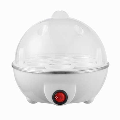 Multifunctional Electric Egg Cooker and Steamer with Transparent Lid Single or Double Layer Egg Boiler for Kitchen Breakfast