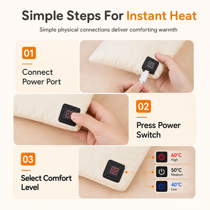 ⏳Time-Limited Special⏰Portable Rechargeable Graphene Hand Warmer – Waterless Explosion-Proof, Plush Velvet ✨
