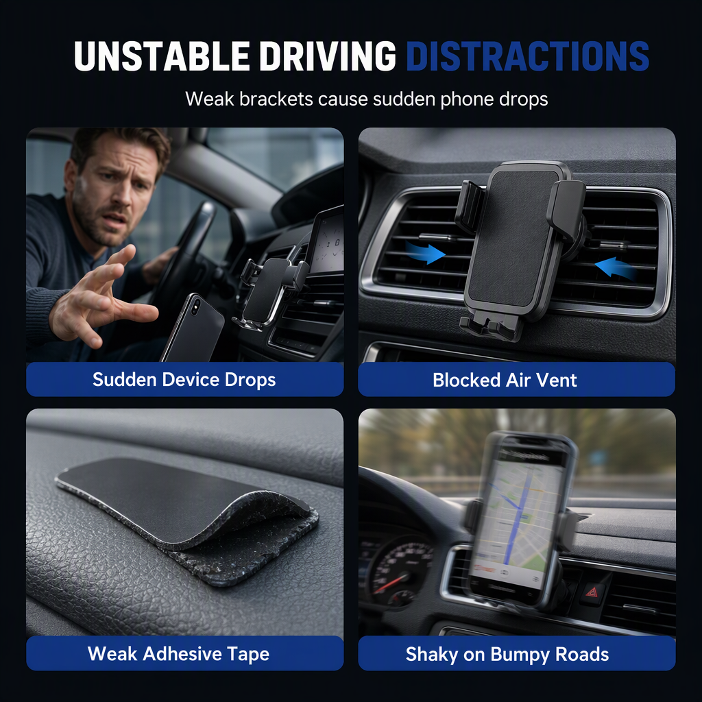 ⏳Time-Limited Special⏰Strong Magnetic Car Phone Holder Adhesive Dashboard Navigation Mount