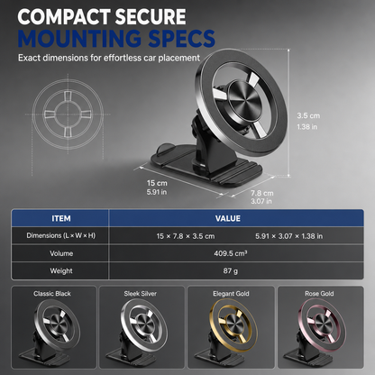 ⏳Time-Limited Special⏰Strong Magnetic Car Phone Holder Adhesive Dashboard Navigation Mount