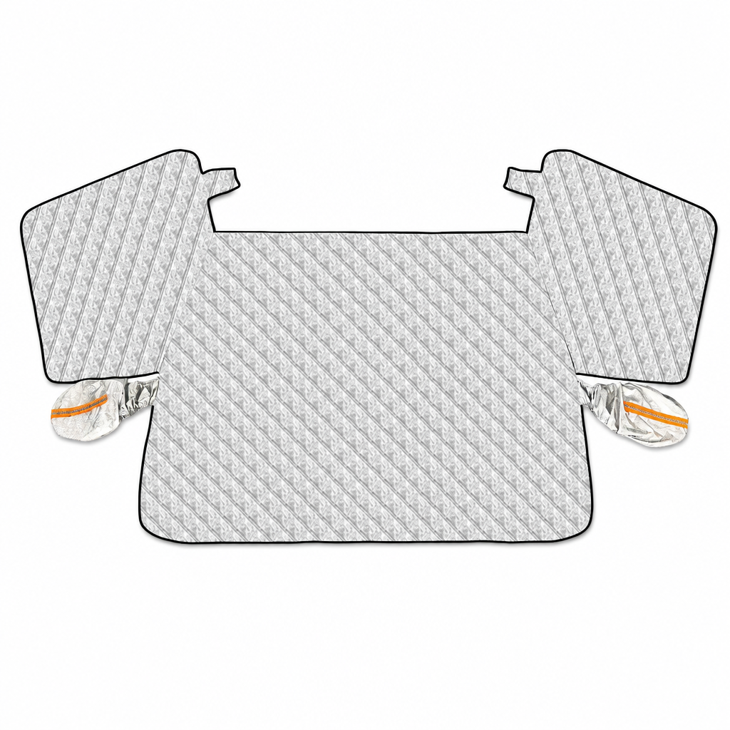 Thickened Magnetic Car Windshield Snow Cover Winter Front Windshield Half Cover for Sedans and SUVs